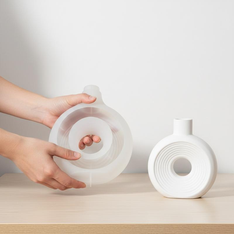 Nordic Donut Shape Vase Silico - Donut Mold Silicone recension och pris