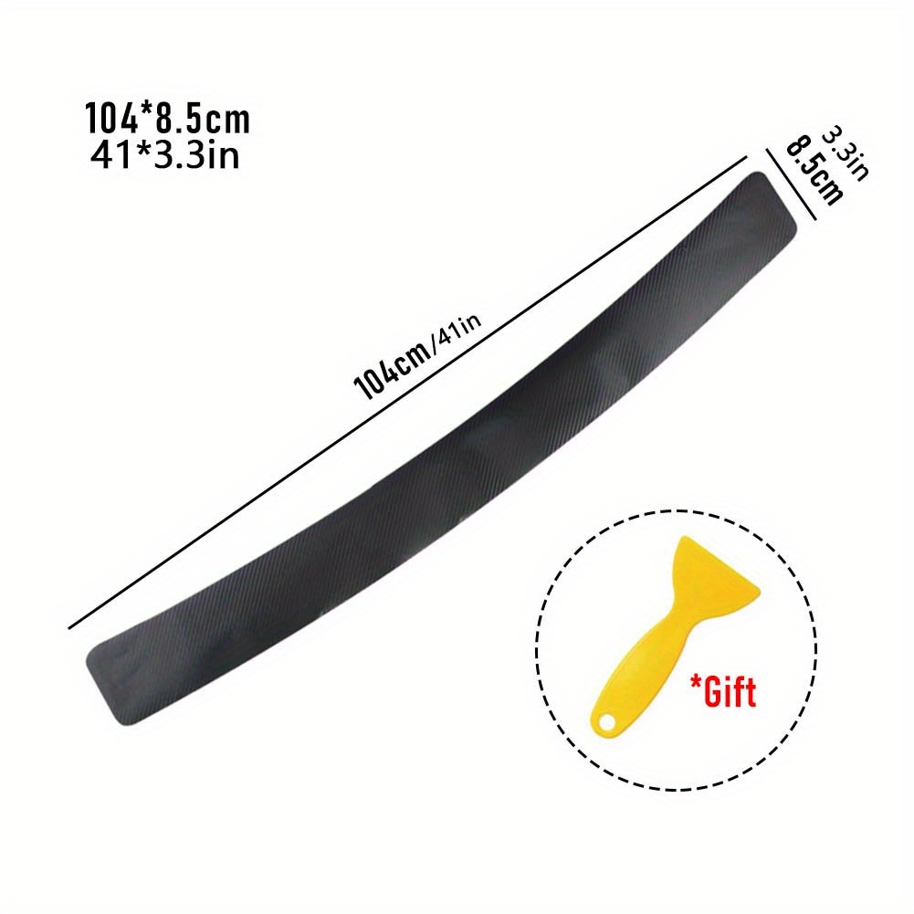 Universal Rear Trunk Guard Pla - Crepe Pan Carbon recension och pris