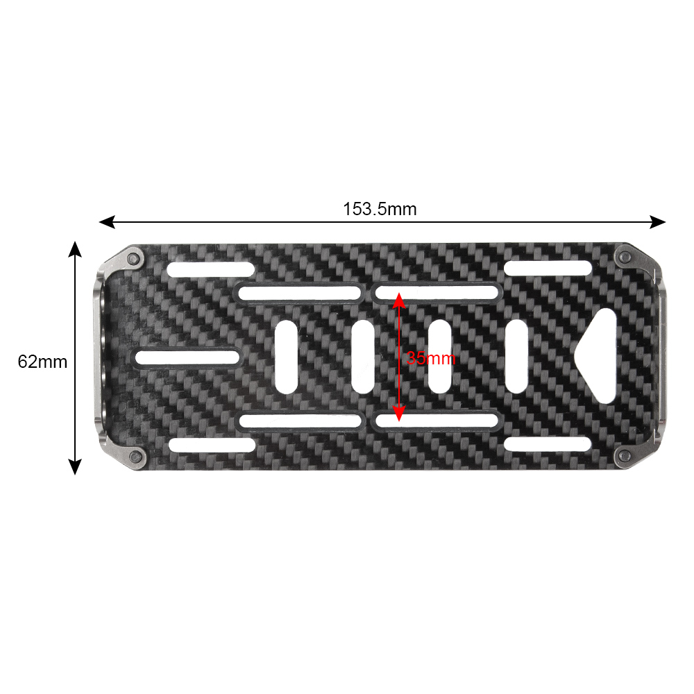 AXSPEED Carbon Fiber Battery M - Crepe Pan Carbon recension och pris