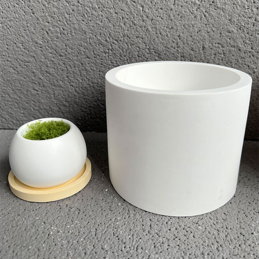 Spherical Plant Pot Concrete S - Potsticker Mold recension och pris