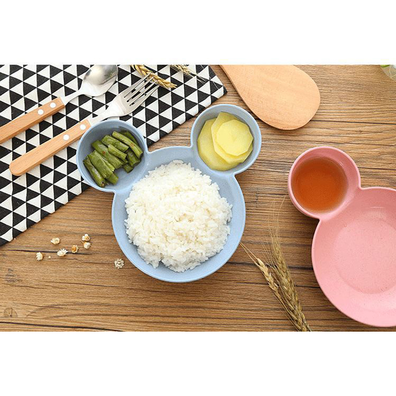 Kid Cartoon Mickey Bowl Dishes - Dim Sum Basket recension och pris
