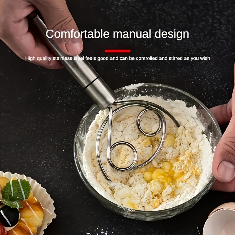 Danish Dough Whisk Dutch Style - Danish Pancake Pan recension och pris