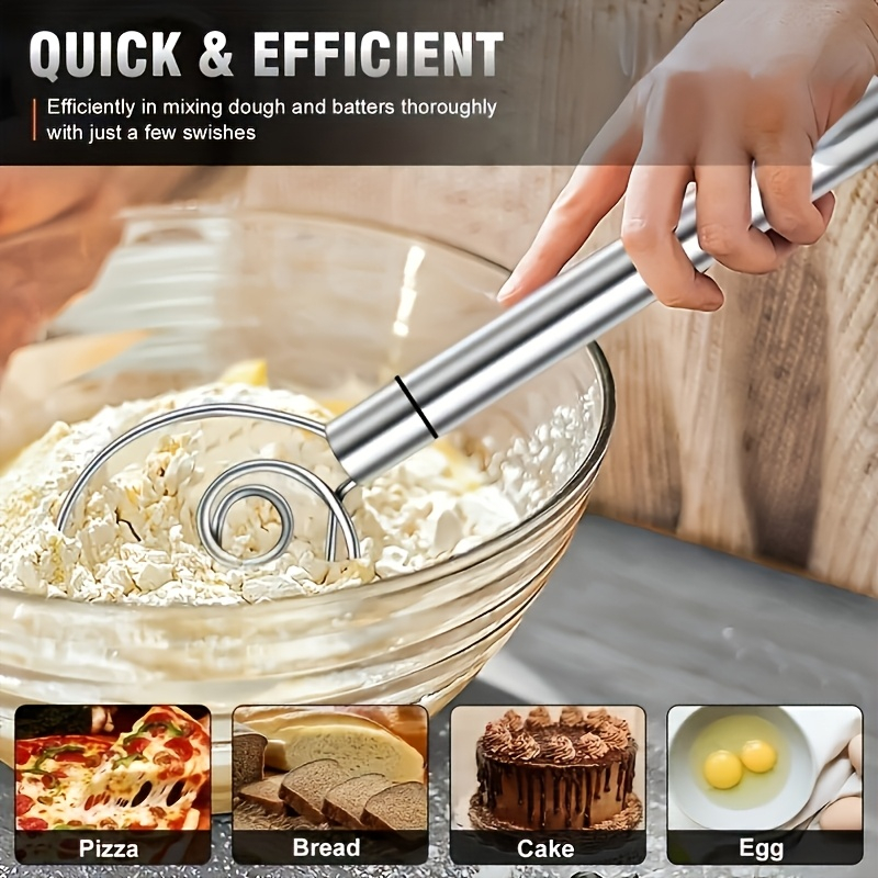 Danish Dough Whisk Dutch Style - Danish Pancake Pan recension och pris