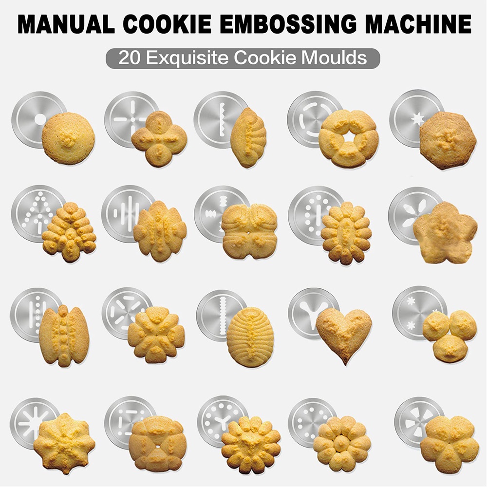 Cookie Press Gun Kit  Aluminum - Churros Maker Gun recension och pris
