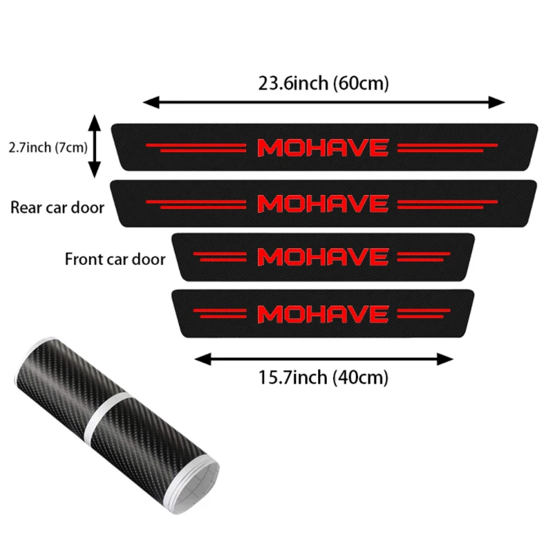 Car Door Sill Protector Plate  - Crepe Pan Carbon recension och pris