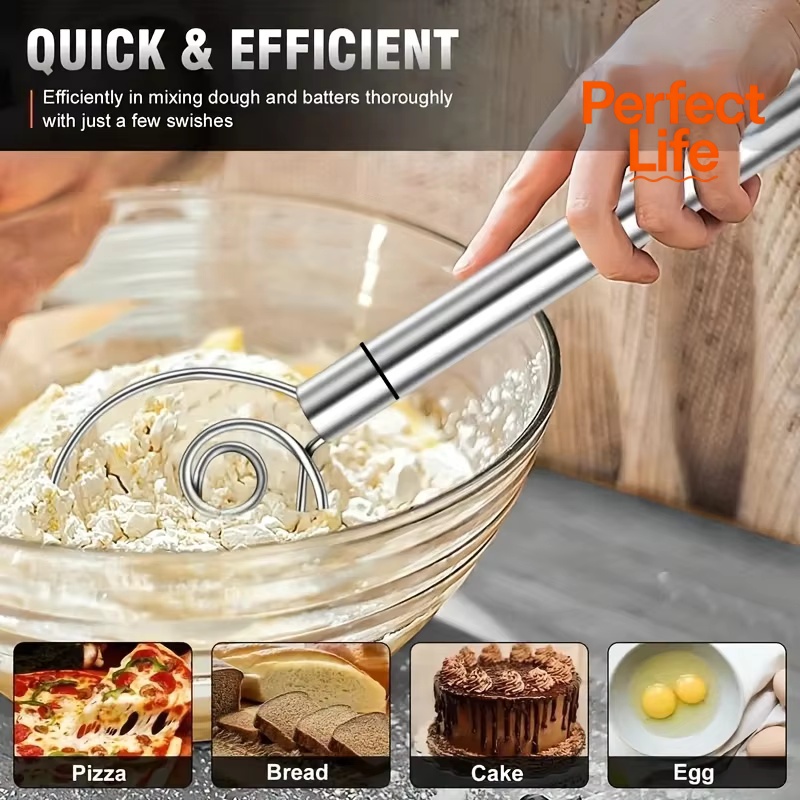 Dough Mixer Stainless Steel Ha - Danish Pancake Pan recension och pris